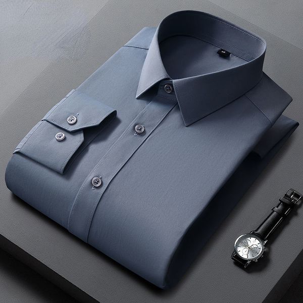 men's casual shirts mens shirts long sleeve business slim fit professional dress shirt loose no ironing workwear twill white shirt offi, White;black
men's casual shirts mens shirts long sleeve business slim fit professional dress shirt loose no ironing workwear twill white shirt offi, White;black