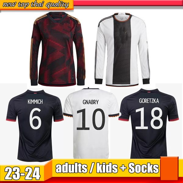 2022 2023 hummels germanys soccer jerseys fans player version kroos gnabry werner muller draxler reus havertz kimmich gotze football shirt m, Black;yellow
2022 2023 hummels germanys soccer jerseys fans player version kroos gnabry werner muller draxler reus havertz kimmich gotze football shirt m, Black;yellow