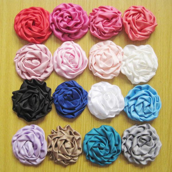 cd23 popular clothing diy satin rose, Golden;silver 
cd23 popular clothing diy satin rose, Golden;silver