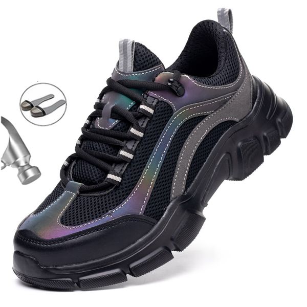 dress shoes safety women steel toe cap men work sneakers lightweight boots indestructible unisexladies 230329, Black
dress shoes safety women steel toe cap men work sneakers lightweight boots indestructible unisexladies 230329, Black