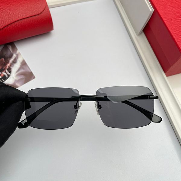 classic designer square sunglasses for men fashion designer polarized glasses rimless rectangle eyewear 6 colors uv400 with box, White;black
classic designer square sunglasses for men fashion designer polarized glasses rimless rectangle eyewear 6 colors uv400 with box, White;black