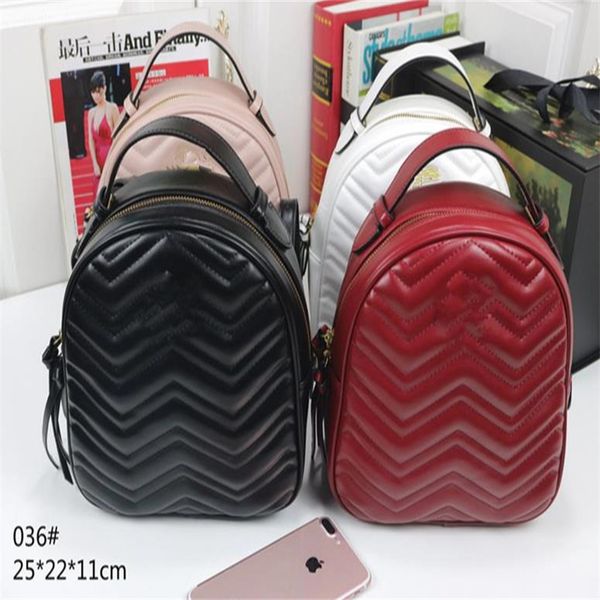 new women's bag, handbag, fashion trend bag backpack ladies leisure foreign trade small backpack - 036