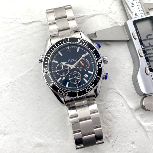 wristwatches for men 2023 new mens watches 40mm six needles all dials work quartz watch luxury brand steel strap men fashion sea europe desi, Slivery;golden
wristwatches for men 2023 new mens watches 40mm six needles all dials work quartz watch luxury brand steel strap men fashion sea europe desi, Slivery;golden