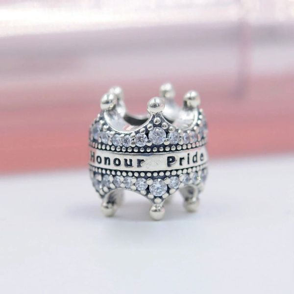 925 sterling silver crown honour pride beauty bead fits european jewelry pandora style charm bracelets, Black
925 sterling silver crown honour pride beauty bead fits european jewelry pandora style charm bracelets, Black