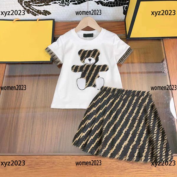 luxury kids clothes brand versatile sets baby products 2pcs letter printed tshirt and classic striped pleated skirt new arrival size 100160, White
luxury kids clothes brand versatile sets baby products 2pcs letter printed tshirt and classic striped pleated skirt new arrival size 100160, White