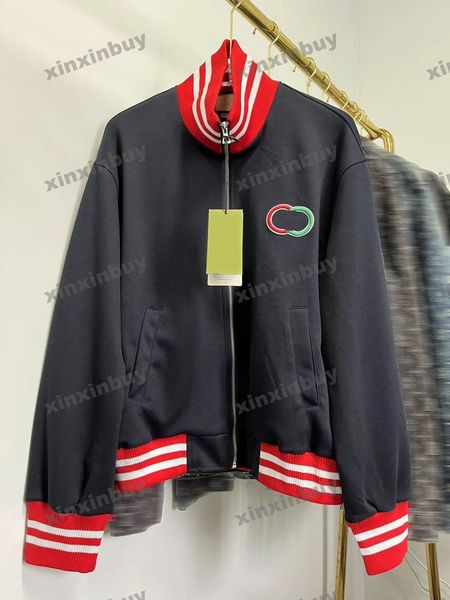 xinxinbuy men designer coat jacket letter embroidery cotton long sleeve women black khaki blue s-2xl, Black;brown
xinxinbuy men designer coat jacket letter embroidery cotton long sleeve women black khaki blue s-2xl, Black;brown