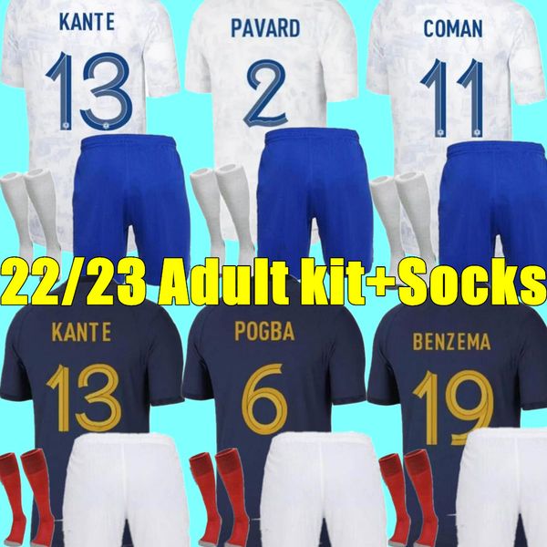 frenchs club full sets 2022 benzema soccer jerseys 2023 giroud mbappe griezmann saliba pavard kante maillot de foot equipe maillots kids kit, Black
frenchs club full sets 2022 benzema soccer jerseys 2023 giroud mbappe griezmann saliba pavard kante maillot de foot equipe maillots kids kit, Black