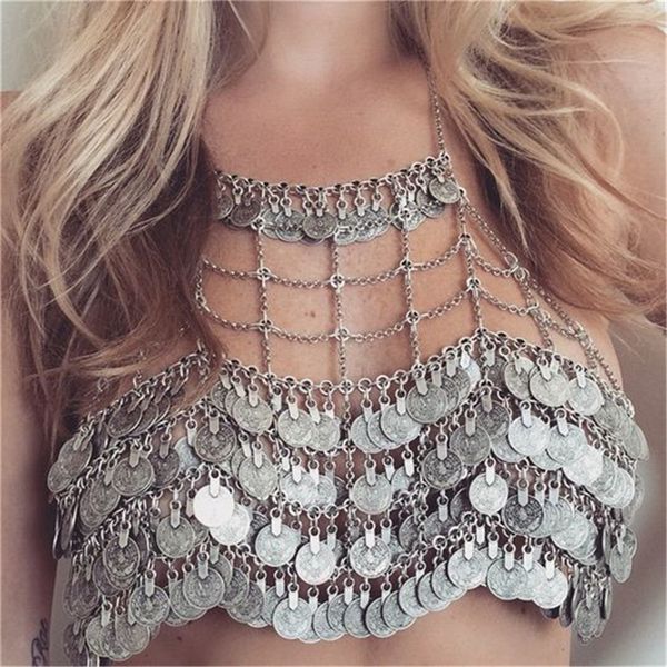 women's tanks camis vintage metal coin tassel crop ethnic boho punk streetwear tank female ole body chains 230329, White
women's tanks camis vintage metal coin tassel crop ethnic boho punk streetwear tank female ole body chains 230329, White