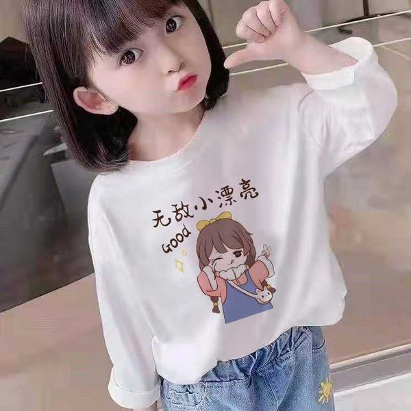 100% cotton girl's t-shirt spring and autumn foreign style new children's korean version white long sleeved little bottom shirt, Black
100% cotton girl's t-shirt spring and autumn foreign style new children's korean version white long sleeved little bottom shirt, Black