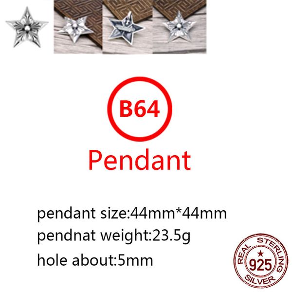 b64 s925 sterling silver pendant fashion simple couple creative five point star letter net red hip hop punk style jewelry lover gift
b64 s925 sterling silver pendant fashion simple couple creative five point star letter net red hip hop punk style jewelry lover gift