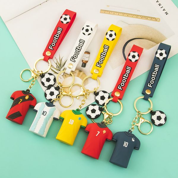 designer key chains for woman football cup star jersey figure fashion keychain woman fan small gift souvenir keyring pendant, Silver
designer key chains for woman football cup star jersey figure fashion keychain woman fan small gift souvenir keyring pendant, Silver