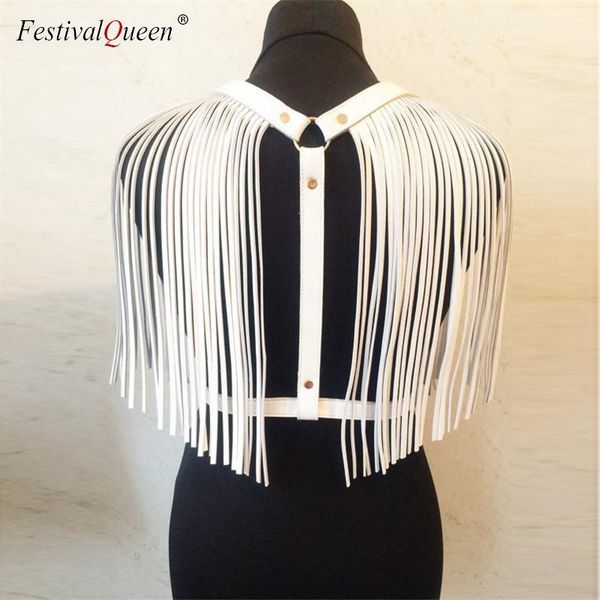 tanks festivalqueen women back pu leather tassel tank 2022 new gothic adjustable body harness bondage belt black white crop top
tanks festivalqueen women back pu leather tassel tank 2022 new gothic adjustable body harness bondage belt black white crop top