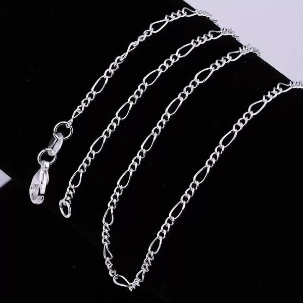 wedding accessories jewelry 10pcs/lot 2mm chain 925 sterling silver jewelry necklace chains with lobster clasps size 16 18 20 22 24 26 28 in, White
wedding accessories jewelry 10pcs/lot 2mm chain 925 sterling silver jewelry necklace chains with lobster clasps size 16 18 20 22 24 26 28 in, White