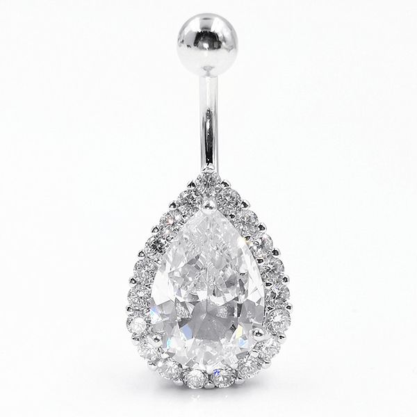 wqfs 925 sterling silver belly button ring large water drop zircon bellybutton pin body piercing jewelry factory wholesale, Slivery;golden
wqfs 925 sterling silver belly button ring large water drop zircon bellybutton pin body piercing jewelry factory wholesale, Slivery;golden