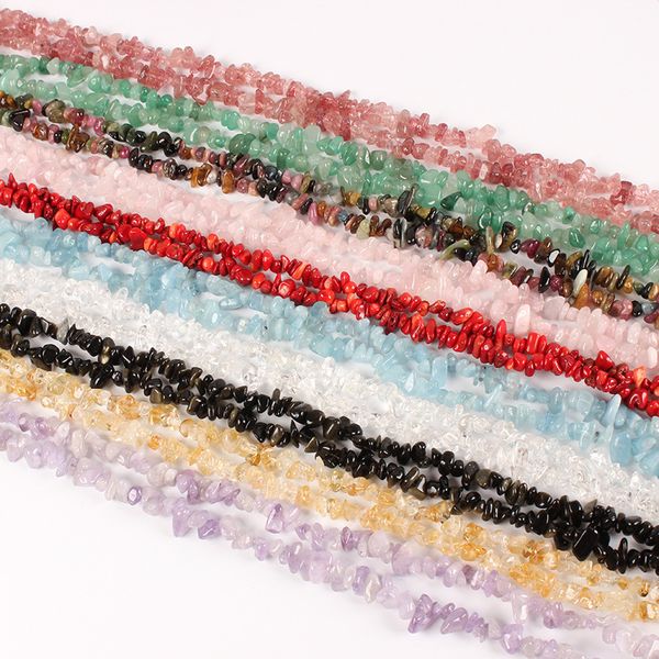 15 inch natural raw stone loose beads irregular crystal chip amethyst fluorite rose quartz bead diy necklace earrings, Black
15 inch natural raw stone loose beads irregular crystal chip amethyst fluorite rose quartz bead diy necklace earrings, Black