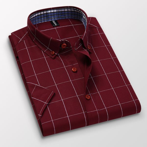 men's casual shirts tfetters summer men shirts short sleeve plaid shirt slim casual button up dress shirts men big size -5xl anti-wrin, White;black
men's casual shirts tfetters summer men shirts short sleeve plaid shirt slim casual button up dress shirts men big size -5xl anti-wrin, White;black