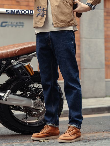 men's jeans high standard spring 13.7 oz regular straight selvedge jeans men original raw 100% cotton denim trousers 230329, Blue
men's jeans high standard spring 13.7 oz regular straight selvedge jeans men original raw 100% cotton denim trousers 230329, Blue