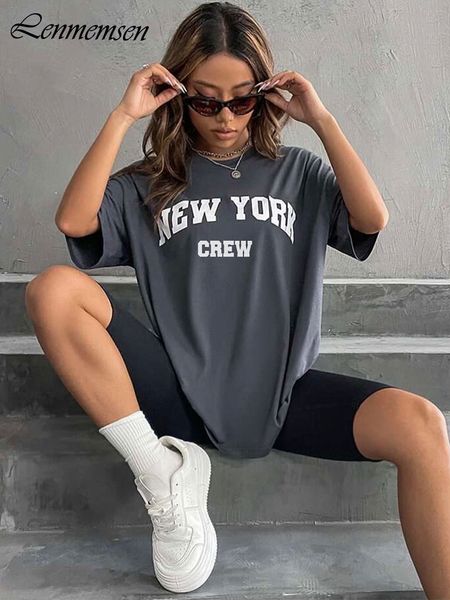 womens tshirt lenmemsen trendy loose letter graphic t shirts women summer soft oversized short sleeve tees casual 100% cotton female 230328, White
womens tshirt lenmemsen trendy loose letter graphic t shirts women summer soft oversized short sleeve tees casual 100% cotton female 230328, White