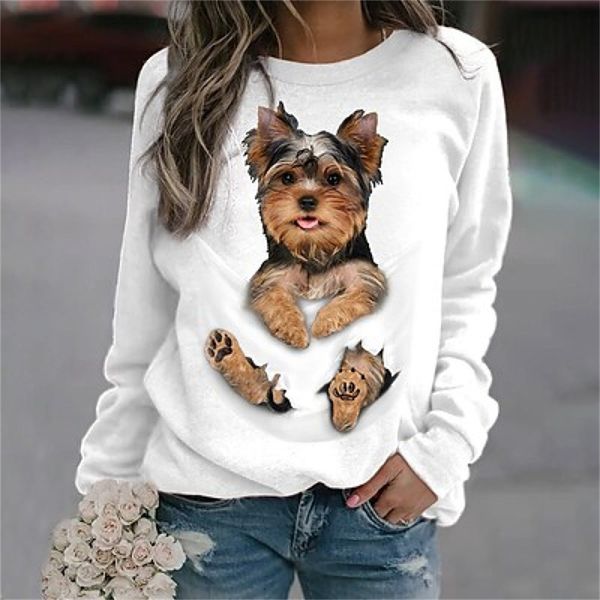 womens tshirt autumn and winter 3d tshirt black white dog animal casual style large size long sleeve garment ootd 230328
womens tshirt autumn and winter 3d tshirt black white dog animal casual style large size long sleeve garment ootd 230328