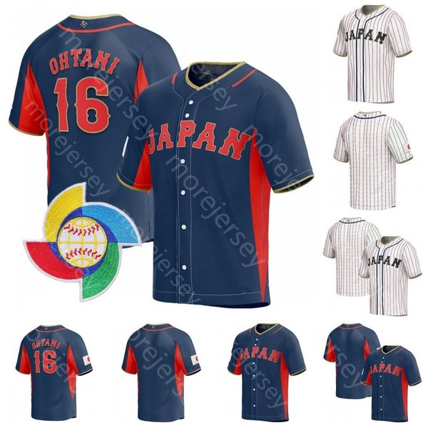 los angeles shohei ohtani jersey angels 2023 team japan baseball jersey world classic yu darvish seiya suzuki yoshinobu yamamoto kondo shuto, Black
los angeles shohei ohtani jersey angels 2023 team japan baseball jersey world classic yu darvish seiya suzuki yoshinobu yamamoto kondo shuto, Black