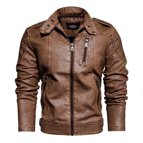 men's leather faux black brown motorcycle cow coat winter autumn plush stand collar 4xl jackets real with zipper 230329
men's leather faux black brown motorcycle cow coat winter autumn plush stand collar 4xl jackets real with zipper 230329