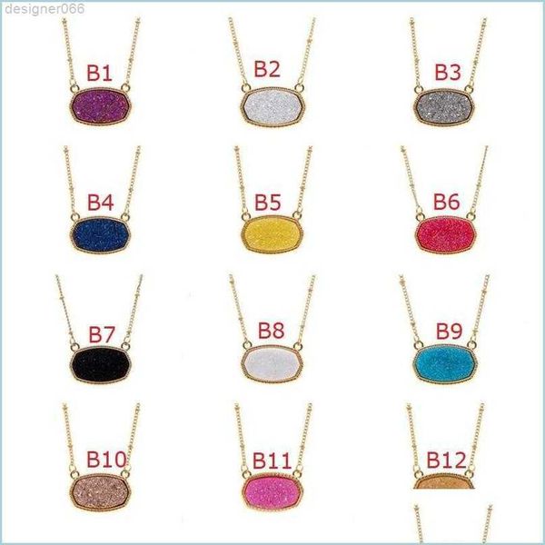 pendant necklaces resin druzy drusy necklace oval hexagon gold plated collar jewelry for women party christmas gift drop deliver dhskw, Silver
pendant necklaces resin druzy drusy necklace oval hexagon gold plated collar jewelry for women party christmas gift drop deliver dhskw, Silver