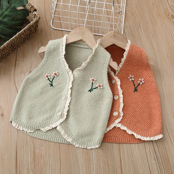 waistcoat girls' sweater vest children's knitted vest autumn and winter clothing handmade small flower baby girl waistcoat 230329, Camo
waistcoat girls' sweater vest children's knitted vest autumn and winter clothing handmade small flower baby girl waistcoat 230329, Camo