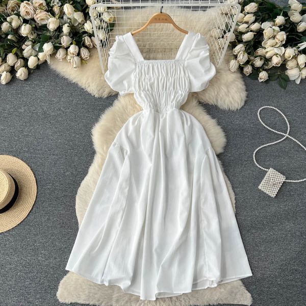 casual dresses holiday retro square neck waist dress for women summer design beach bubble short sleeve fairy dress women vintage party dress, Black;gray
casual dresses holiday retro square neck waist dress for women summer design beach bubble short sleeve fairy dress women vintage party dress, Black;gray
