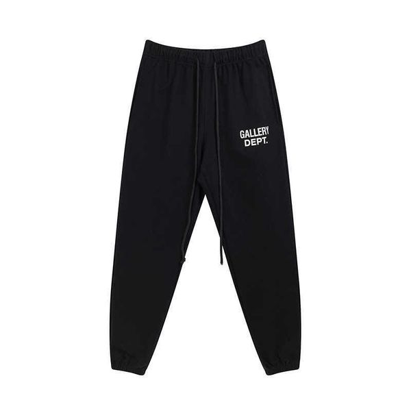 men's pants high version classic basic letter print and women's solid color v, Black
men's pants high version classic basic letter print and women's solid color v, Black