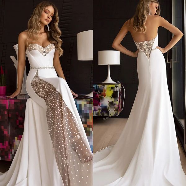 elegant a-line wedding dresses sweetheart lace applicants belt special design on side court gown pleats custom made zipper plus size bridal, White
elegant a-line wedding dresses sweetheart lace applicants belt special design on side court gown pleats custom made zipper plus size bridal, White