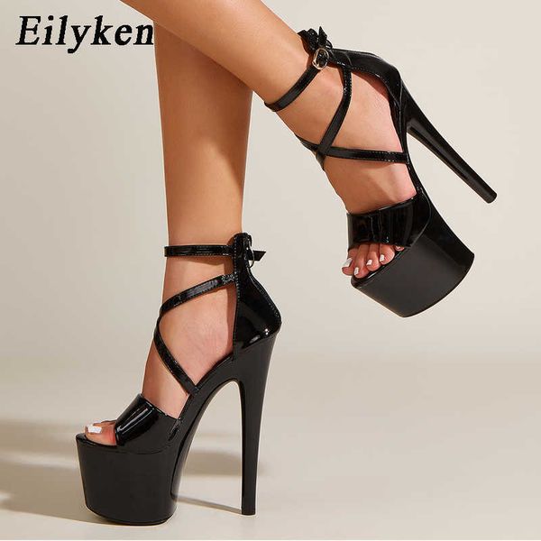 summer high heels platform women fashion sandals open toe buckle strap club shoes 230306, Black
summer high heels platform women fashion sandals open toe buckle strap club shoes 230306, Black
