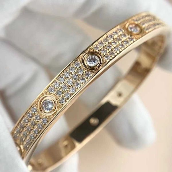 designer bracelet carti jewelry bangle high version 18k rose gold diamond full star love couple clip bracelet, Black
designer bracelet carti jewelry bangle high version 18k rose gold diamond full star love couple clip bracelet, Black