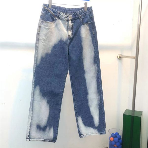 women's jeans adererror fashion versatile halo dyed loose straight casual 230329, Blue
women's jeans adererror fashion versatile halo dyed loose straight casual 230329, Blue