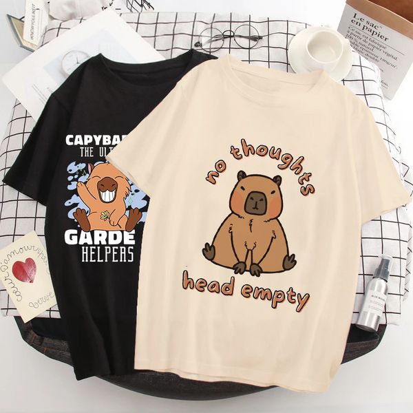 womens tshirt women capybara t shirt cartoon manga kawaii tshirt funny animals fashion tees casual harajuku graphic female 230328, White
womens tshirt women capybara t shirt cartoon manga kawaii tshirt funny animals fashion tees casual harajuku graphic female 230328, White