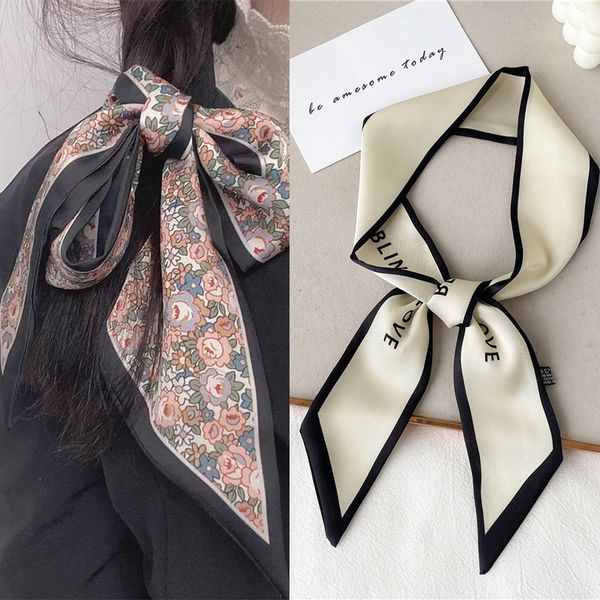 headbands solid letter hair scarf women skinny twill silk ribbon desiger neck tie ladies hand bag wirst belt headscarf accessories 230328, Silver
headbands solid letter hair scarf women skinny twill silk ribbon desiger neck tie ladies hand bag wirst belt headscarf accessories 230328, Silver