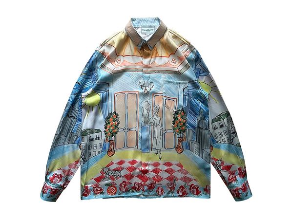 2023 fashions mens designer luxury beautiful printing shirts - us size shirts - great mens designer button long sleeve shirts, White;black
2023 fashions mens designer luxury beautiful printing shirts - us size shirts - great mens designer button long sleeve shirts, White;black