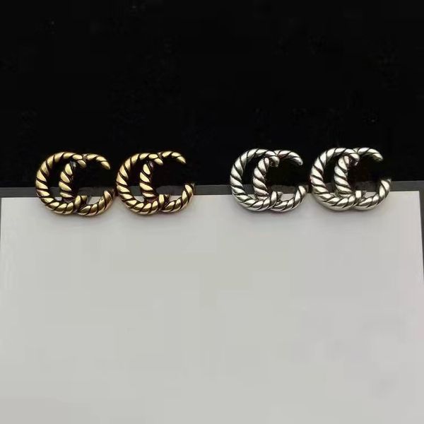 classic simple retro style g-letter designer stud earrings brand letter earring for women jewelry accessory wedding gifts, Golden;silver
classic simple retro style g-letter designer stud earrings brand letter earring for women jewelry accessory wedding gifts, Golden;silver