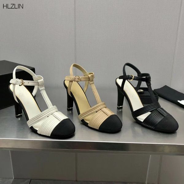 sandals round head vintage color matching high heels womens stiletto fashion leather casual mary jane baotou sandals 230329, Black
sandals round head vintage color matching high heels womens stiletto fashion leather casual mary jane baotou sandals 230329, Black