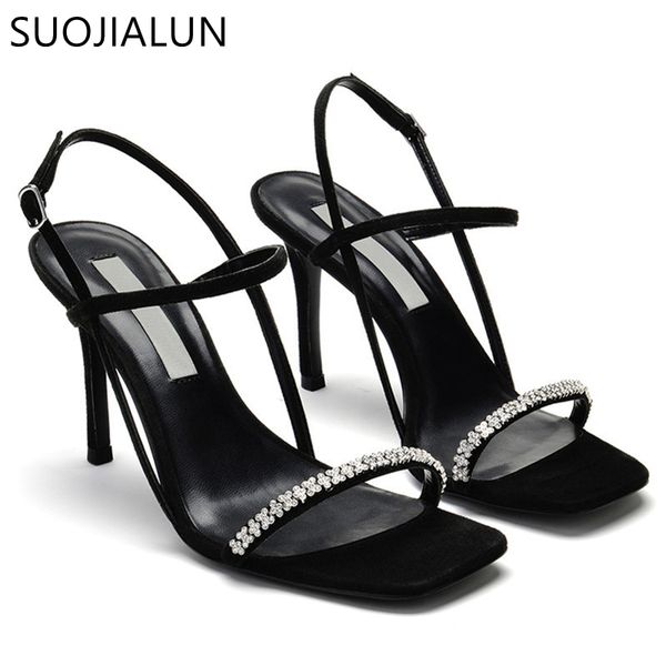 sandals suojailun brand women sandal fashion narrow band thin high ladies elegant gladiator shoes ankle strap dress 230329, Black
sandals suojailun brand women sandal fashion narrow band thin high ladies elegant gladiator shoes ankle strap dress 230329, Black