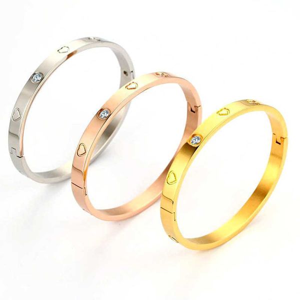 designer bracelet love bangle jewelry new bracelet 6mm titanium steel rose gold diamond heart buckle titanium steel, Black
designer bracelet love bangle jewelry new bracelet 6mm titanium steel rose gold diamond heart buckle titanium steel, Black