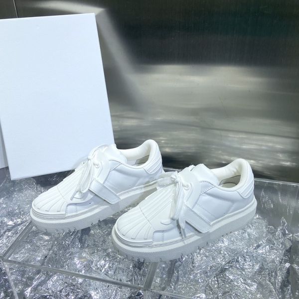 dress shoes shell head white sneaker real leather lace up flat platform sneakers mixed color brand vulcanized 230328, Black
dress shoes shell head white sneaker real leather lace up flat platform sneakers mixed color brand vulcanized 230328, Black