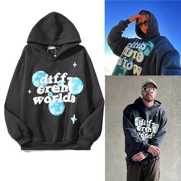 american high street xiaozhongchao brand hooded sweater cpfm foam retro letter men's and women's hoodie, Black
american high street xiaozhongchao brand hooded sweater cpfm foam retro letter men's and women's hoodie, Black