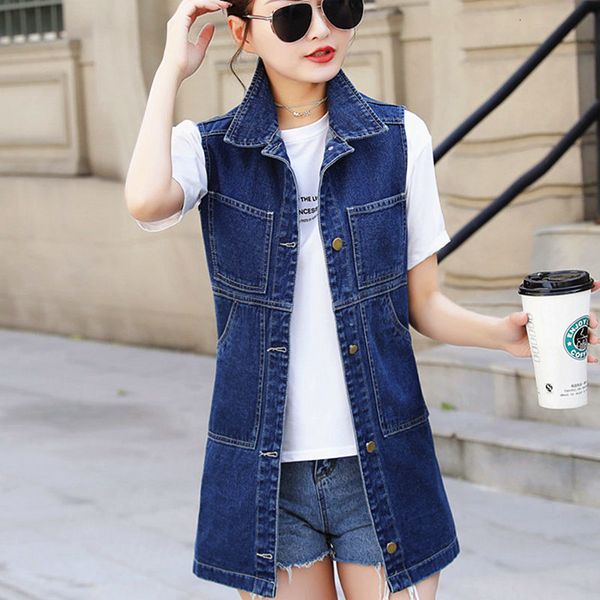 women's vests autumn women's long denim tank coat 6xl korean tassel tear jeans jacket coat women's casual sleeveless coat 230, Black;white
women's vests autumn women's long denim tank coat 6xl korean tassel tear jeans jacket coat women's casual sleeveless coat 230, Black;white