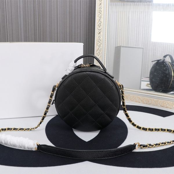 7a designer bags women mini round cake shoulder purse black caviar cowhide leather handbags
7a designer bags women mini round cake shoulder purse black caviar cowhide leather handbags