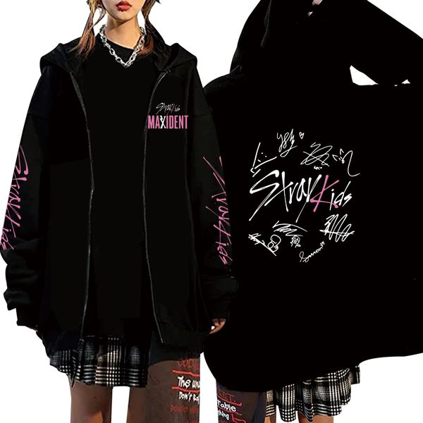 men's pants stray kids maxident skzoo zipper hoodie hoodies sweatshirts winter warm woman man clothes 230329, Black
men's pants stray kids maxident skzoo zipper hoodie hoodies sweatshirts winter warm woman man clothes 230329, Black