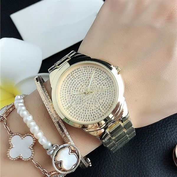 fashion brand watches women girl big letters crystal m style metal steel band quartz wrist watch m 79279f, Slivery;brown
fashion brand watches women girl big letters crystal m style metal steel band quartz wrist watch m 79279f, Slivery;brown
