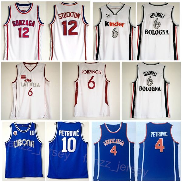 college basketball jersey 10 jugoslavija 4 drazen petrovic latvija 6 kristaps porzingis kinder bologna 6 manu ginobili gonzaga 12 john stock, Black
college basketball jersey 10 jugoslavija 4 drazen petrovic latvija 6 kristaps porzingis kinder bologna 6 manu ginobili gonzaga 12 john stock, Black