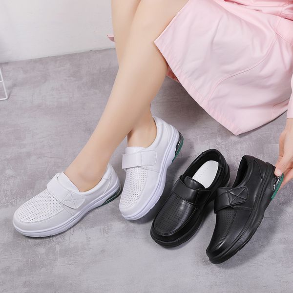 dress shoes 2023 spring autumn nurse shoe white leather women shoes air cushion black work platform small 230328
dress shoes 2023 spring autumn nurse shoe white leather women shoes air cushion black work platform small 230328