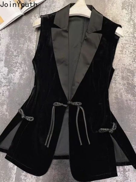 women's vests vintage chalecos para mujer chinese style tunic velvet jacket fashion warm coat sleeveless tunic fashion tank 230329, Black;white
women's vests vintage chalecos para mujer chinese style tunic velvet jacket fashion warm coat sleeveless tunic fashion tank 230329, Black;white