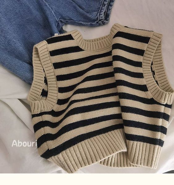 waistcoat autumn girls boys casual knitting vest baby kids children waistcoat sweaters 230329, Camo